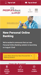 Mobile Screenshot of peoplesbanknet.com